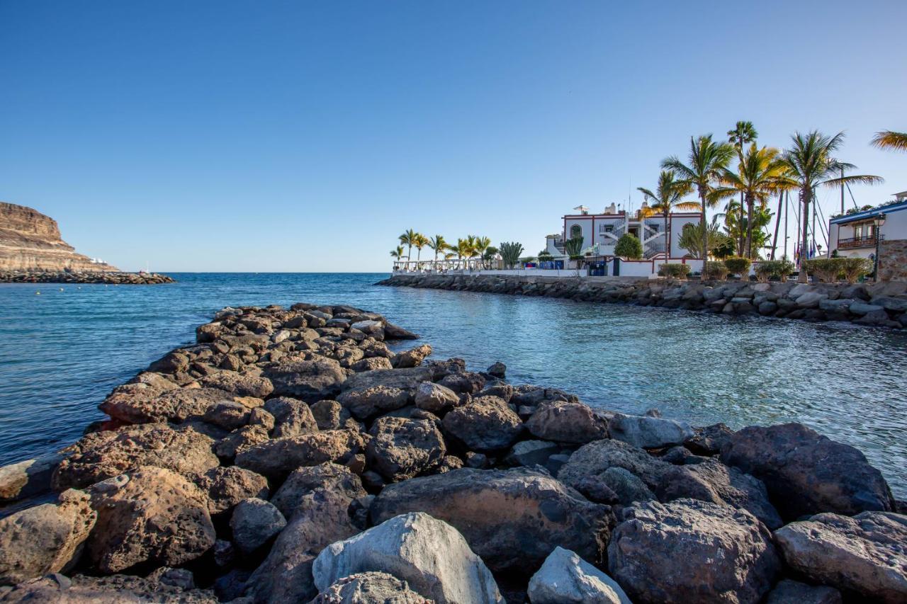 Ribera Del Puerto - Luxe Apartement With Great Terrace And Sea View Puerto De Mogan Exterior foto