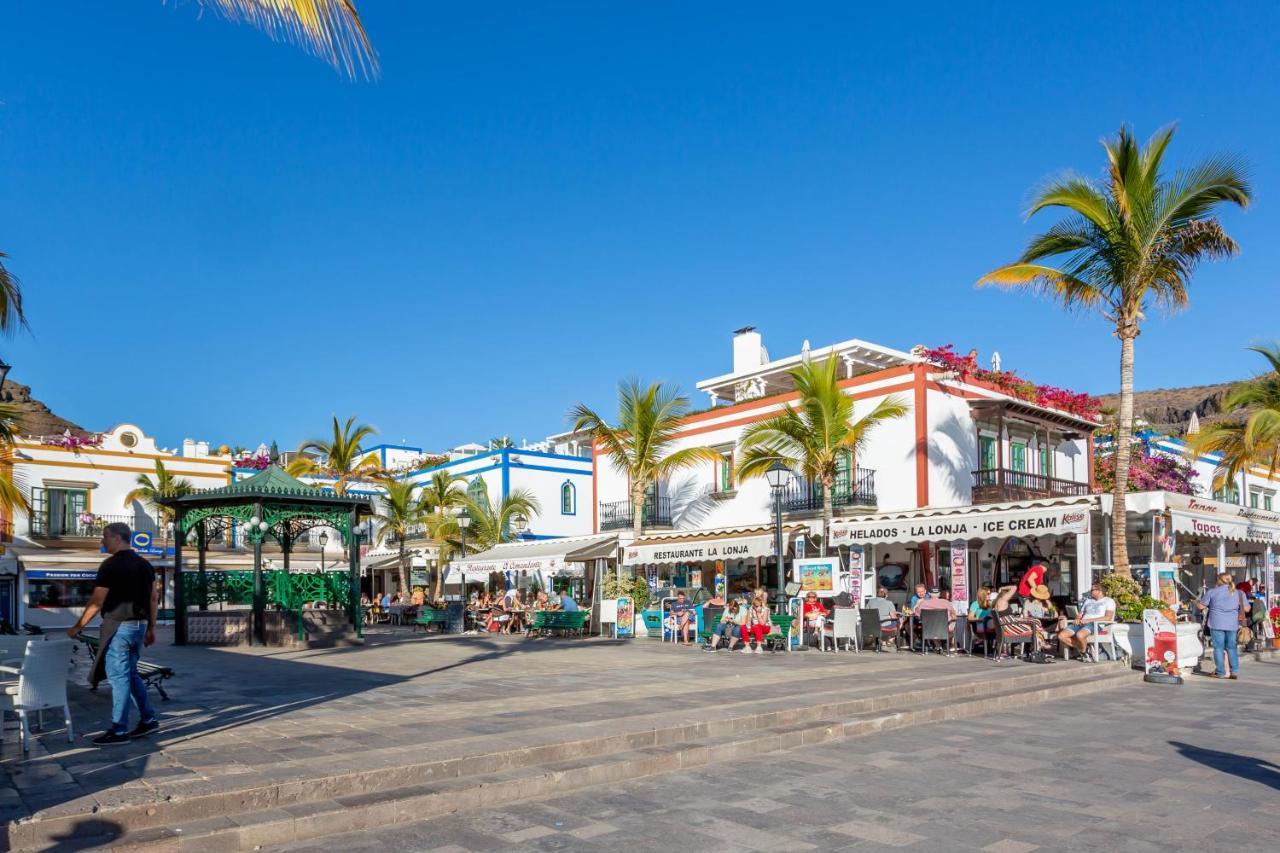 Ribera Del Puerto - Luxe Apartement With Great Terrace And Sea View Puerto De Mogan Exterior foto