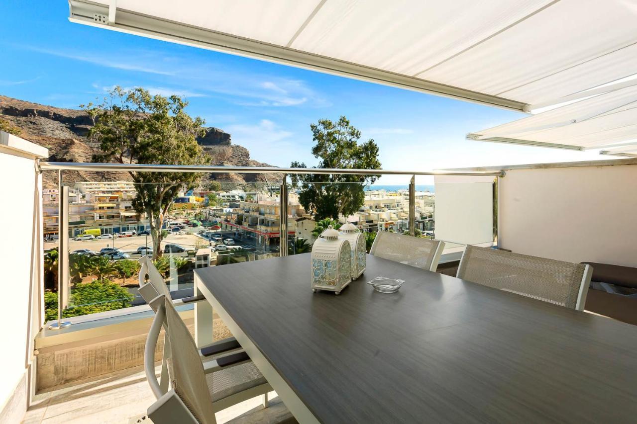 Ribera Del Puerto - Luxe Apartement With Great Terrace And Sea View Puerto De Mogan Exterior foto